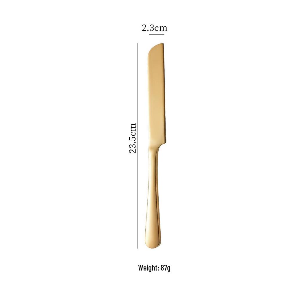 Large Stainless Steel Cake Knife & Spatula for Baking and Pizza, Long Handle Bread Knife, Thickened Western Cuisine Tableware.
