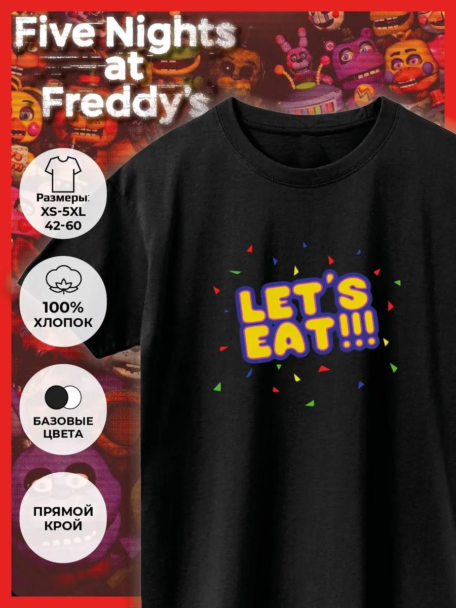 Printed T-shirt -Five Nights at Freddy s - Let s eat! M