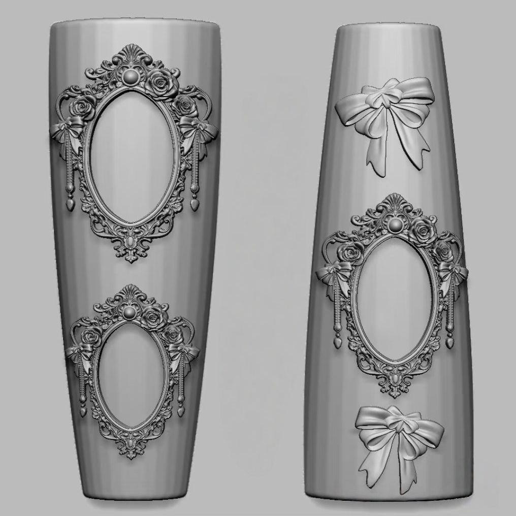 High-Transparency 3D Silicone Nail Art Mold