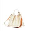 Lucky Pleats Canvas Tote S Ivory_Cream