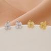 Banyan Tree S925 Silver Four-Leaf Clover Earrings - Summer Fresh, Trendy All-Match Jewelry for Women