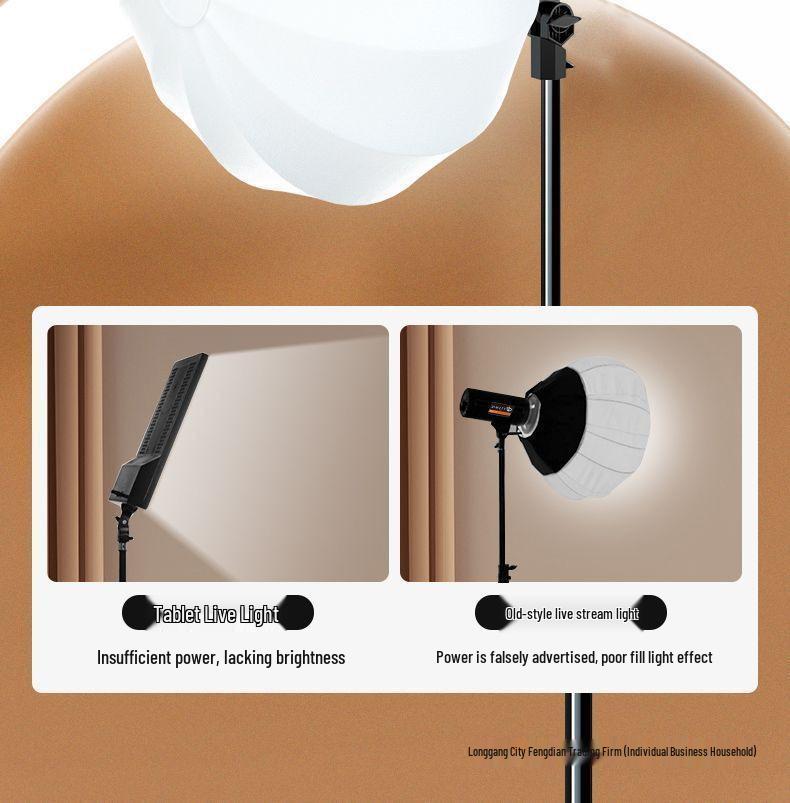 Pro LED Parabolic Softbox for Indoor Photography and Live Streaming