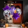 5Pcs Skull Motif Aluminum Foil Balloons Ghost Design Air Inflatable Balloons  Halloween Party