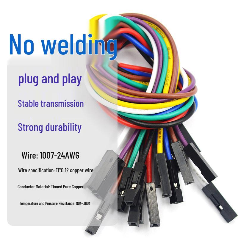 10/20/30CM Dupont Jumper Wires: Female to Female, Male to Female, Male to Male Pin Header Leads