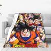 Dragon Ball Blanket Anime Goku Pattern Soft Throw Blankets for Bed Bedroom Quilt Air Conditioning Warm Bedspread