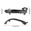 2Pcs Side Mirror Indicator Lamp ABS Flowing Water Blinker Flashing Light 13.5V Exterior Mirror Turn Signal Lamp Car Accessories