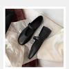 Comfortable Sheepskin Mary Jane Flats Women Ballet Shoes Round Toe Minimalist Strap Low Cut Casual Shoes