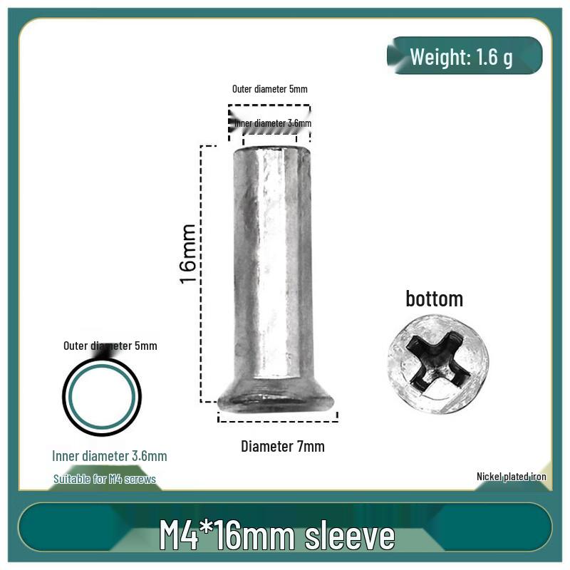 Shengbai M4x16mm Door Handle Fastener Kit