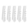 5pcs Ophthalmic PD Ruler Clear Data Marking Smoothing Edges Pupillary Distance Ruler for Hospitals
