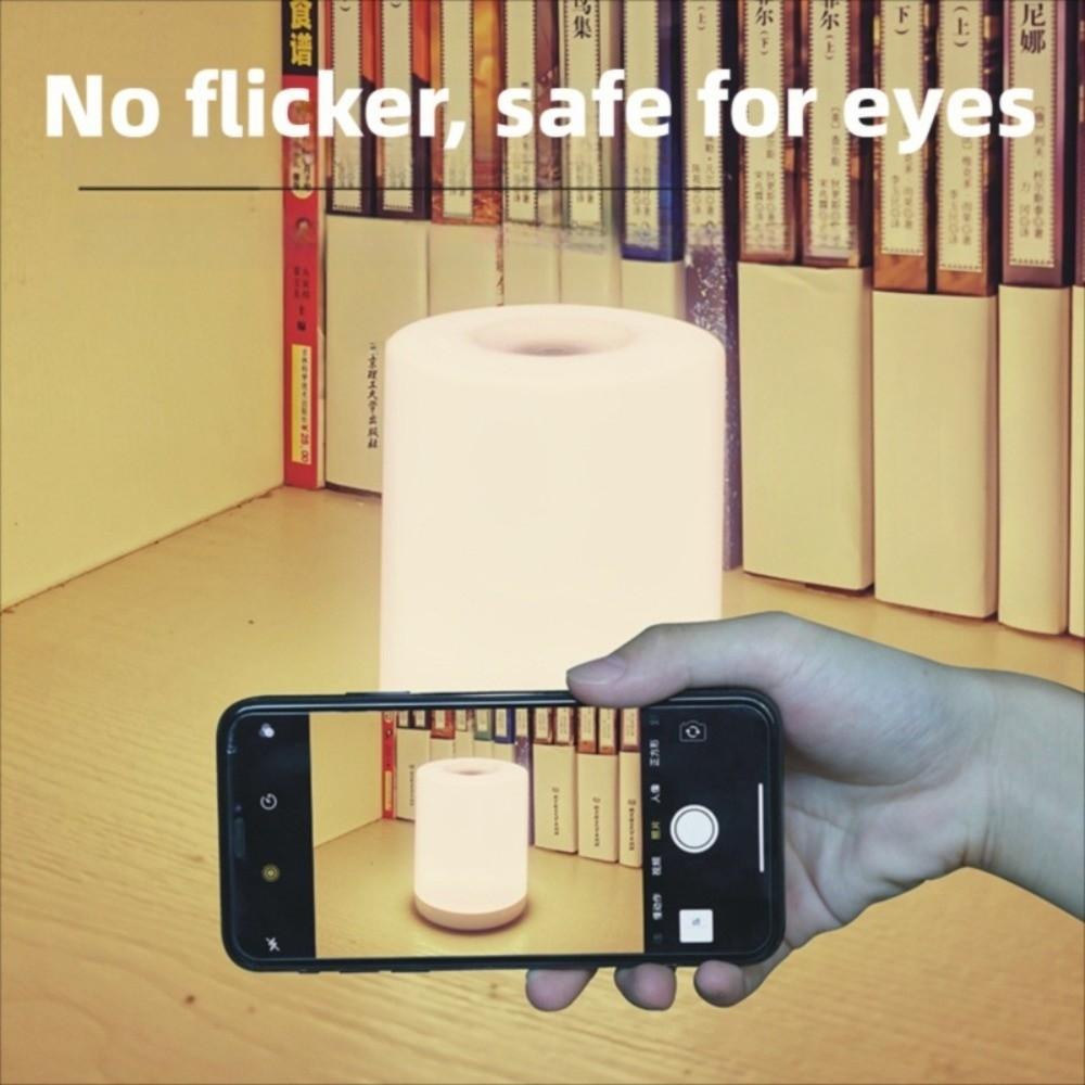 Dimmable Table Touch Night Light LED Home Study Sleep Lamp Rechargeable Bedside Lamp Bathroom