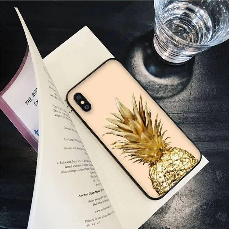 Capa de celular colorida de abacaxi para iPhone Samsung Galaxy Redmi Xiaomi Oppo OnePlus Note SA 7 8 9 10 11 12 13 14 20 21 22 23 53 54 Pro Max Plus Ultra
