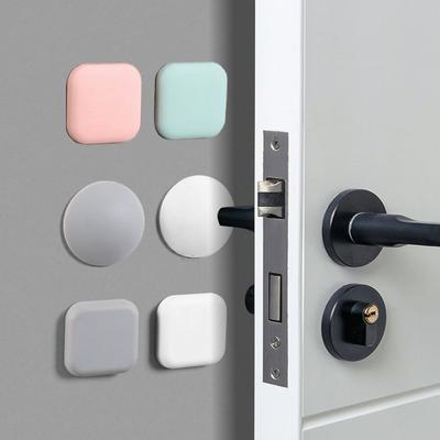 Silicone Self Adhesive Anti-crash Pad Doorstop Door Stopper Wall Protector Door Handle Bumper