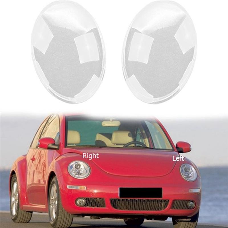 For VW Beetle 2006-2012 Left Headlight Shell Lamp Shade Transparent Lens Cover Headlight Cover Replacement Parts