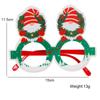 2023  Santa Snowman Glasses Christmas Decorations Christmas Glasses Frame Adult Kids Gift Christmas Xmas Decor New Year Noel