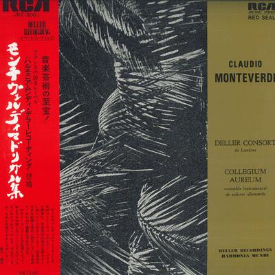 LP Record DELLER CONSORT, COLLEGIUM AUREUM - Monteverdi: Madrigals JRZ2001 RCA Japan Classical Used