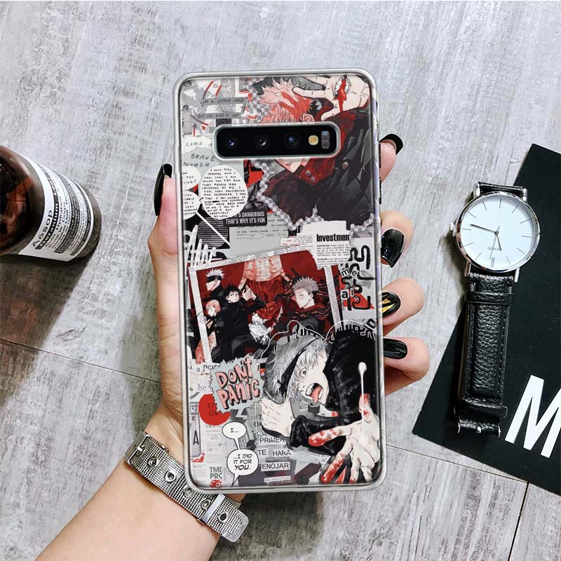 Чехол для телефона Jujutsu Kaisen Gojo Satoru для Samsung Galaxy S20 FE S10 Plus S21 S22 Ultra S10E S9 S8 S7 Edge J4 + чехол Fundas Samsung S20 FE