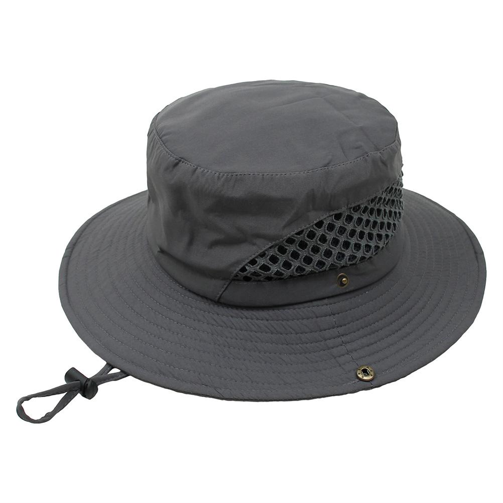 Fischerhut für Damen Herren Breitkrempiger Sonnenhut Outdoor Angel-Wanderhut