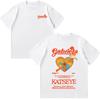 Top Moda Collo Alto High Street T-shirt Abbigliamento Occhio di Gatto Gabriela Camicie Estive Donna Manica Corta Estetica Puro Cotone Abbigliamento