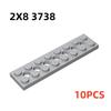 32001 3709 3738 Plate 2x6 2x4 2x8 with Holes Bricks Toys For Technical Buildings Blocks Toys For Children Gift 43857 DIY MOC