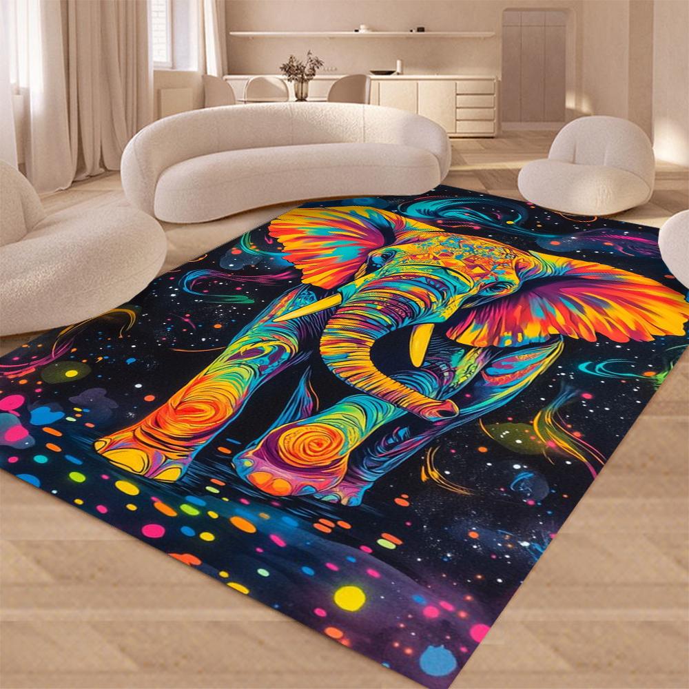 

Тайський килим з принтом слона для вітальні, килими для спальні, сучасна домашня декорація, килимок для підлоги у ванній кімнаті 40x60cm