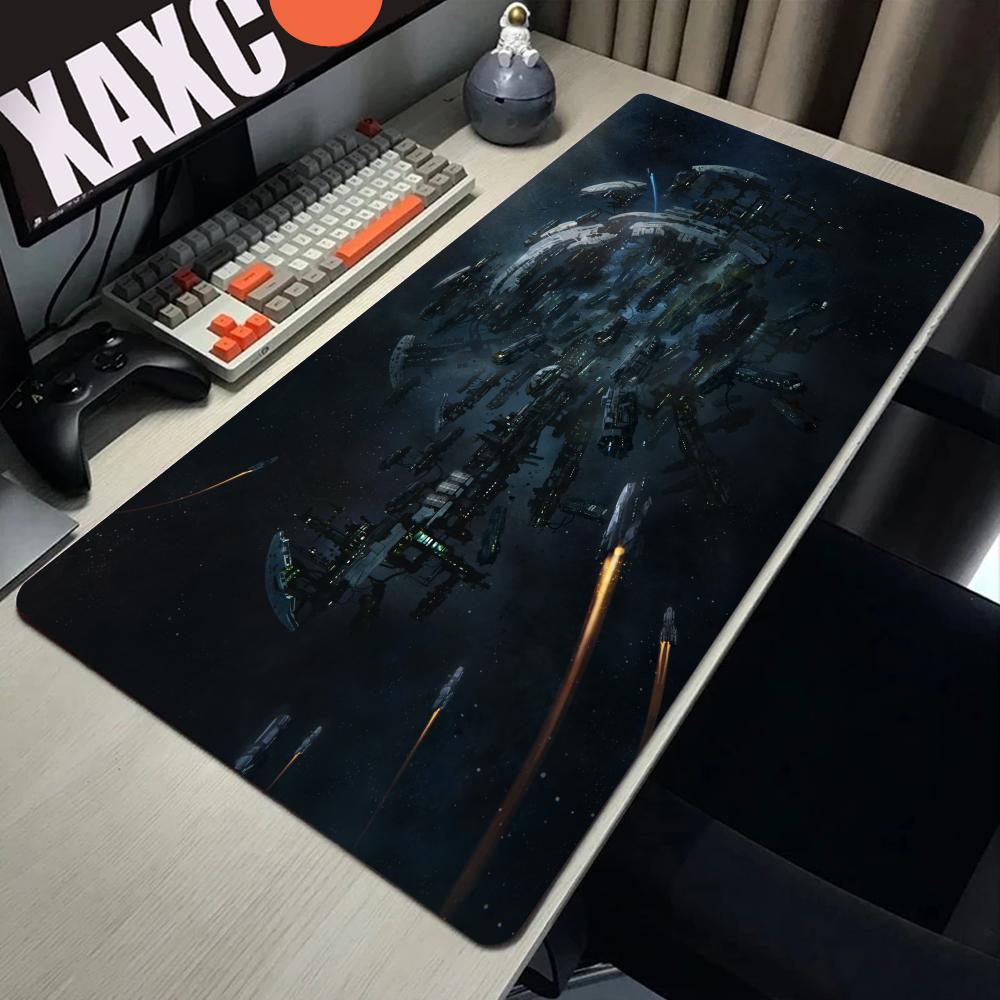 Star Citizen Mauspad XXL Computermatte 900x300x3mm Gaming-Mauspad Groß Bunt Padmouse Tastatur Spiele PC Gamer Schreibtisch