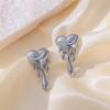 Sweet And Exquisite Melting Heart Decorative Stud Earrings Suitable For Women To Wear Clothes For Summer Travel