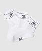 UMBRO Official Cushioning 3-Pack Mid Socks White Ur223Csc51