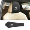 Hub Caps Car Seat Headrest Protector Cover Ice Silk Neck Pillowcase Accessories For Volkswagen VW Scirocco Jetta Beetle Golf Pas