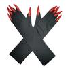 Halloween Claw Gloves Women Paw Gloves with Long Fingernails Cat