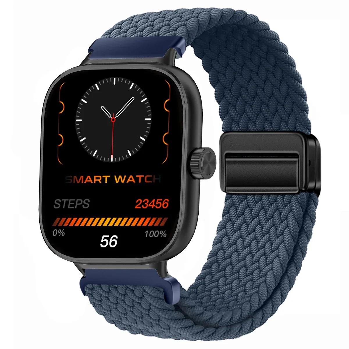 

Магнитная петля для Xiaomi Redmi Watch 5 4 Ремешок Регулируемый плетеный спортивный нейлоновый сменный ремешок браслет Miband 8pro 9pro For Redmi watch 4