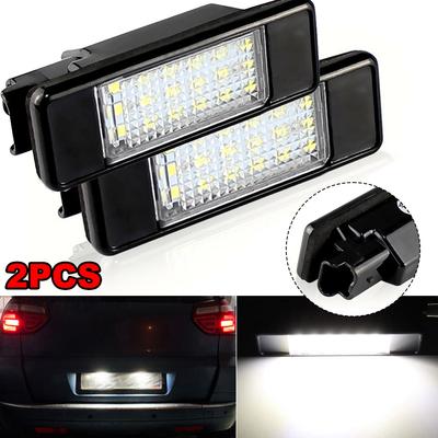 For Peugeot 106 1007 207CC 307 308 3008 406 508 607 2x Canbus LED Number License Plate Light Lamp for Citroën C2 C3 C5 C5 C6 C8