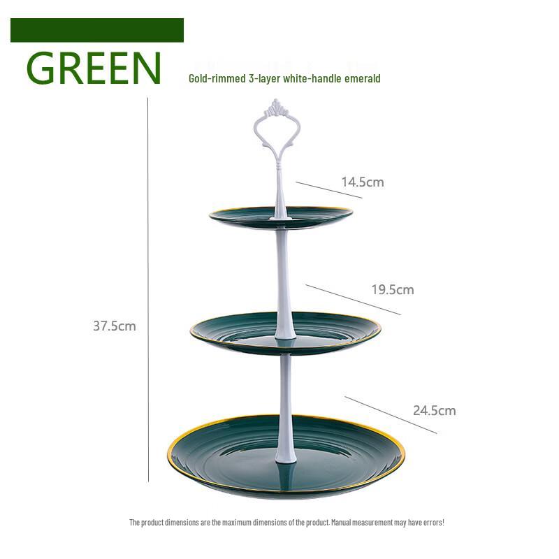 3-Tier Round Cake & Dessert Stand