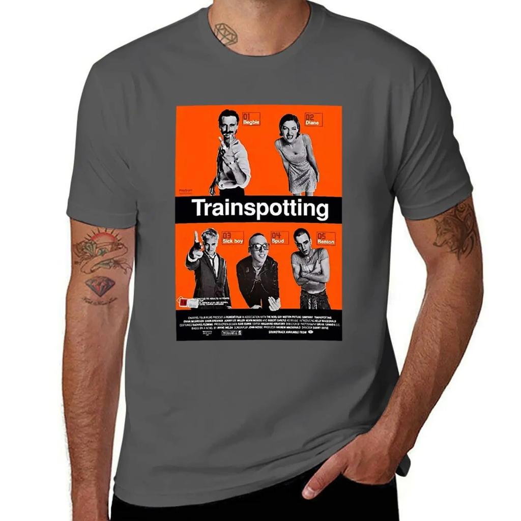 Trainspotting T-Shirt tees customizeds mens vintage t shirts
