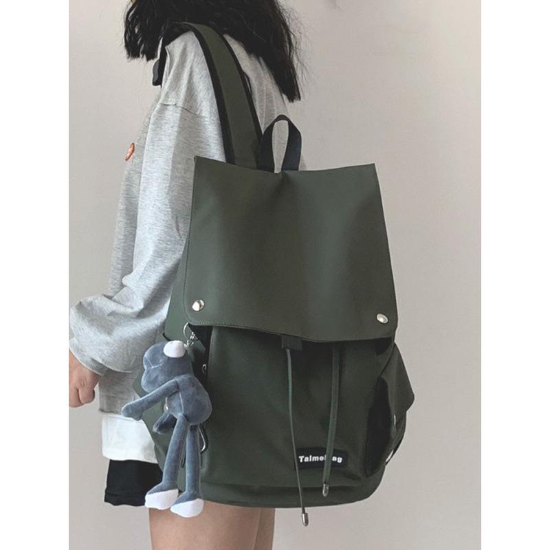 Japanese Style Trendy Large Capacity Schoolbag for Girls, High School Students, and Leisure Travel Backpack for Women and Men