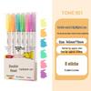 TOME Dual-Head Fluorescent Highlighters for Colorful Planning and Decoration