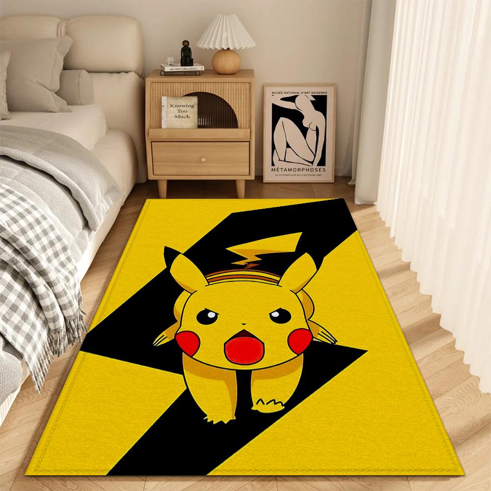Модный коврик для прихожей Гостиная P-Pokemon Ковры Декор P-Pikachu Нескользящий ковер для Кухни Ванной Комнаты Балкона Двери Дома 40cm x 60cm