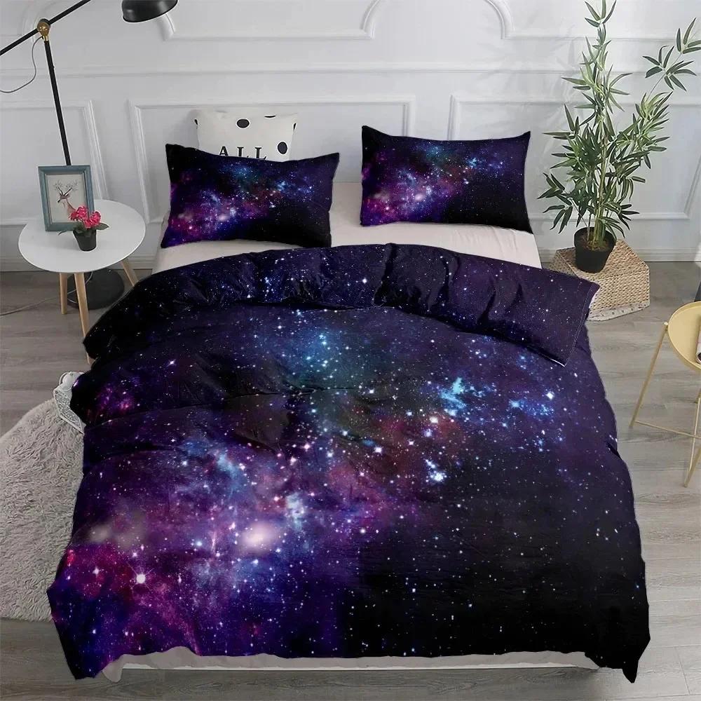 

Комплект постельного белья Abstract Space Nebula, односпальный двуспальный, размер Queen, размер King, размер US Twin, полный комплект постельного белья размера King US King 264x228cm