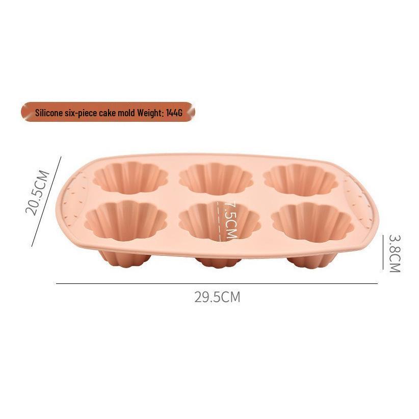 High-Temperature Resistant Silicone Cake Mold for DIY Baking and Steaming