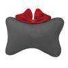 Cute Cartoon Red Bow Car Neck Pillow Summer Ice Silk Universal Auto Seat Headrest Support Seatbelt Cover Car Accessories