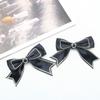 Rhinestone Bow Patch Ribbon Cloth Applique Clothes Accessory Cloth Patch  Women