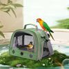 Sac de Transport pour Oiseaux d'Animaux de Compagnie Extérieur Portable Une Épaule Respirant Cage à Oiseaux Plateforme Perchoir Cage à Perroquet Fournitures pour Oiseaux Pour Perruche