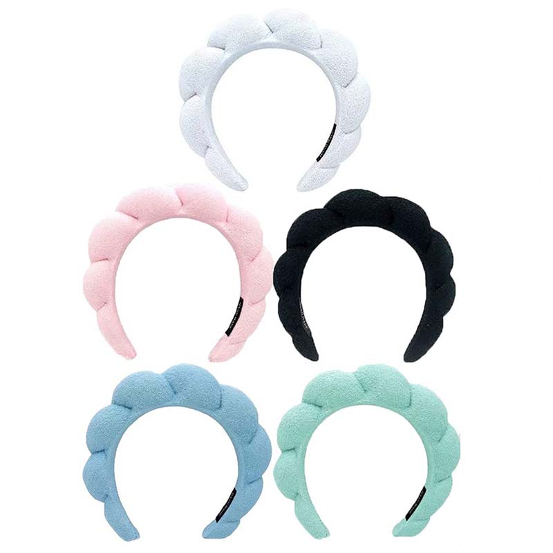 Hairband, Face Washing Wristband Set, Sponge Makeup And Skincare Headband, Fluffy Headband, Anti Slip Headband, Cute Anti Slip Jewelry Gift