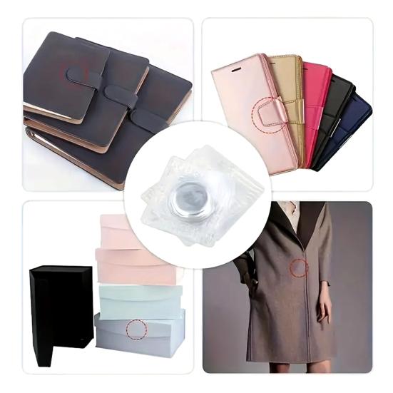 10 Pcs Magnetic Sewing Fasteners Invisible Magnet Buttons Sew-on Magnetic Closures for Clothes And Bags DIY Crafts Accessories