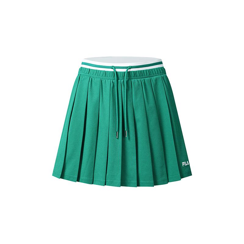 Fila Tennis Moisture-Wicking Fashionable Versatile Tennis Skirt Women Skirts Magic-Green A11W633320FDG