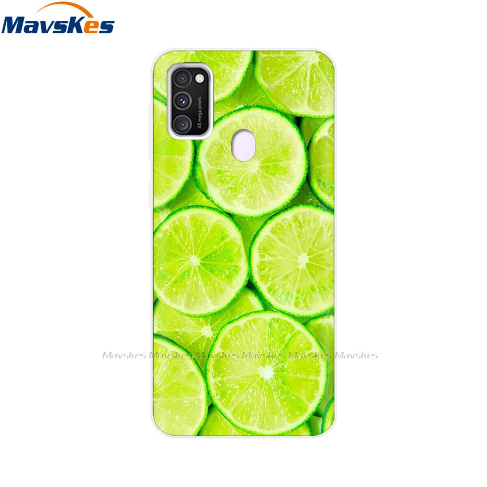 For Samsung Galaxy M21 Case Back Cover Soft Silicone TPU Phone Case For Samsung Galaxy M20 M21 M30 M30s M31 Case Cover Bumper