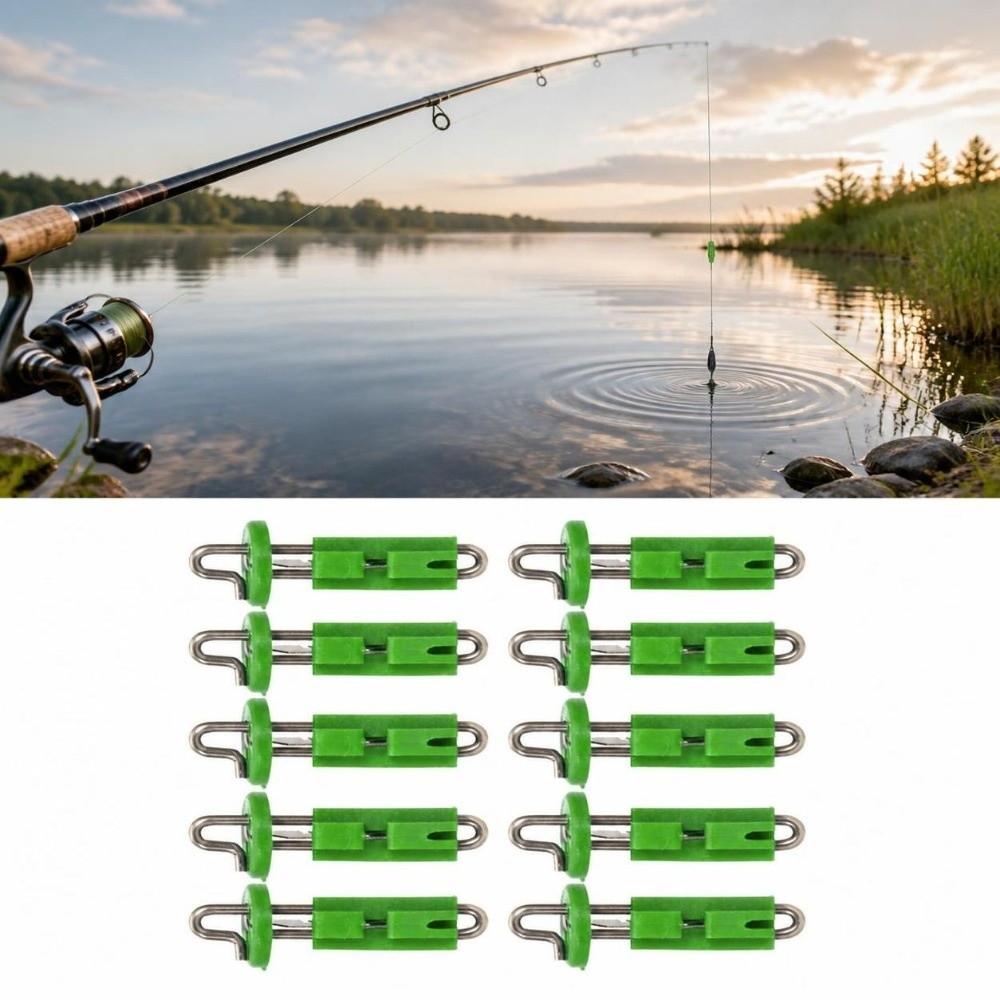 20PCS Umbrella-shaped Bait Release Clips Stainless Steel Fishing Hook Remover  Bait Fishing