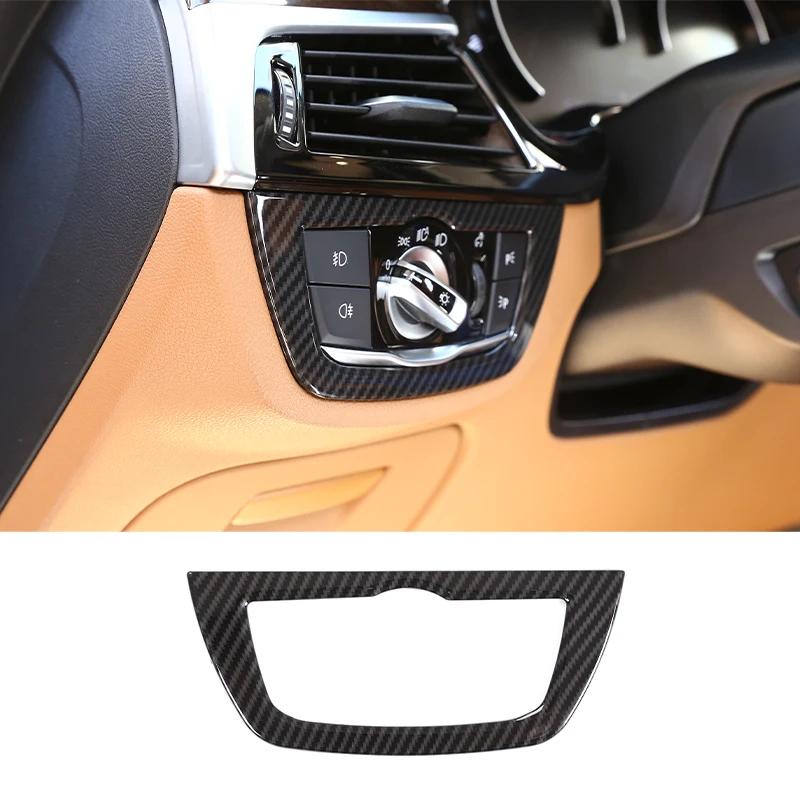 For BMW 5 Series G30 2018-,Steering Wheel,Dashboard,Console Gear Shifter,Panel Sticker,Car Interior Carbon Fiber Trim Cover