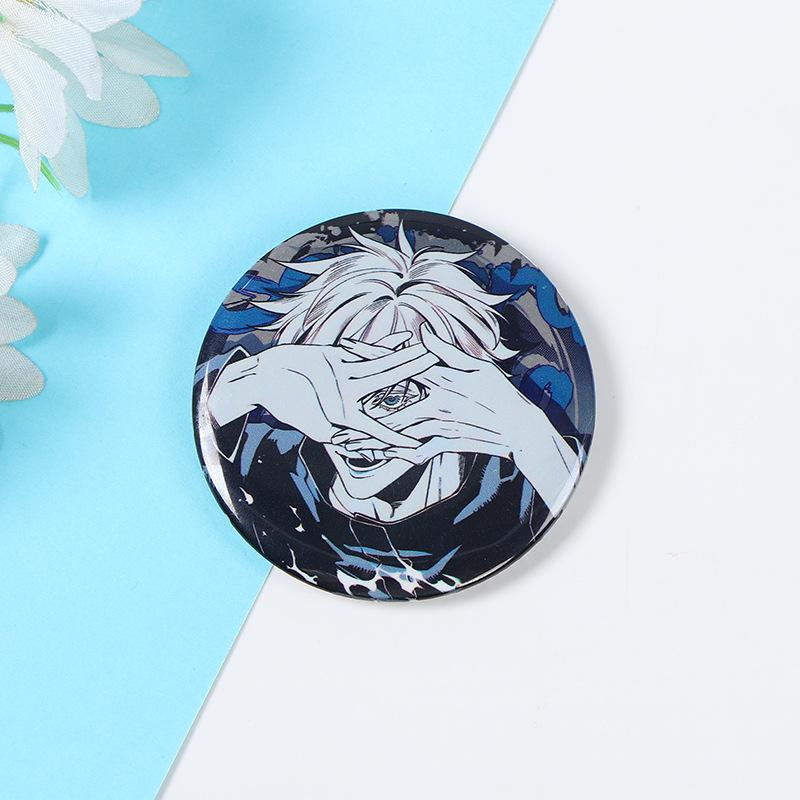 Jujutsu Kaisen Anime Gojo Satoru Metall-Anstecknadel Personalisierbare Brosche Anstecknadel Trendiges Merchandise Großbestellung Cosplay