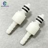 Barbed Hose Quick Coupling Anti-backflow Shut-off Quick Connector POM Plastic Push In Fitting for Nebulizer Beauty Instrument