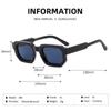 Vintage Rectangle Frame Sunglasses Women Men Fashion Retro Candy Color Sun Glasses Brand Design UV400 Shades Eyewear Goggles